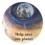 Help save our planet/ Earth Day_Sticker