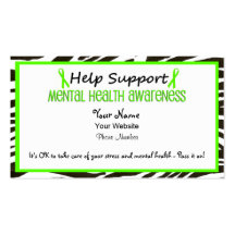 Help Support Mental Health Businesscards Business Card Templates
