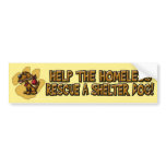 Help the Homeless bumpersticker