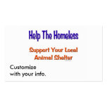 Help The Homeless business cards