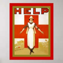 Help ~ Vintage Nurse ~ World War 1 Posters