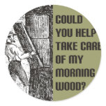 Help with Morning Wood stickers