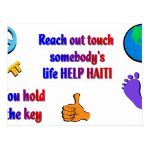 Helping HAITI_ Post Card