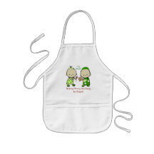 Helping Mummy for Pesach Aprons