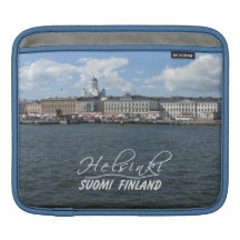 Helsinki Harbor custom laptop / iPad sleeve