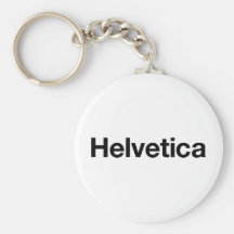 Helvetica Key Chain