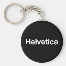 Helvetica Key Chains