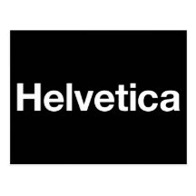 Helvetica Post Card