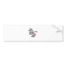 helvetica-quickbrownfox.ai bumper sticker