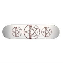 Hematidrosis Pentegram Skatedeck Skate Board Decks