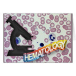 HEMATOLOGY - Medical Technology - Laboratory Greeting Card