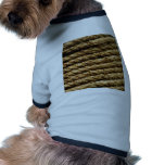 Hemp rope texture dog tee