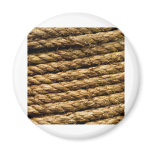 Hemp rope texture magnet
