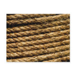 Hemp rope texture postcards