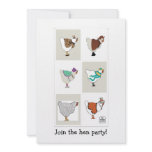 Hen dress-up hen party Invitation