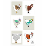 Hen fashion funny art (backyard chickens) Shirt