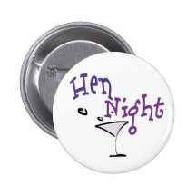 Hen Night Buttons