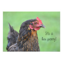 Hen party batchelorette invitation