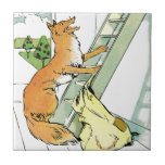 Hen Tries to Escape Fox Tiles