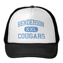 Henderson - Cougars - High - Chamblee Georgia Trucker Hat