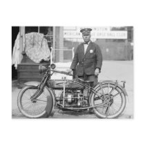 Henderson Police Motorcycle, 1922 Post Cards
