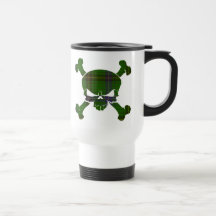 Henderson Tartan Skull No Banner Coffee Mugs
