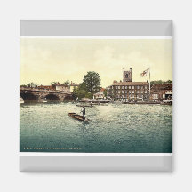 Henley on Thames, Red Lion Hotel, London and subur Fridge Magnets