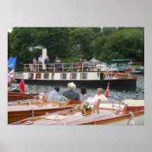 Henley on Thames, Steam riverboat Poster