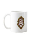 Henna Arabesque Green mugs