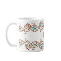 Henna Flower Chain Mug