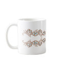 Henna Flower Chain mugs