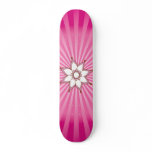 Henna Flower Sunburst  Skateboard