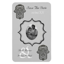 Henna Hand of Hamsa (Save The Date) Magnet