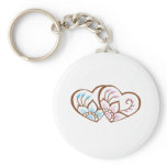 Henna Heart Double keychains