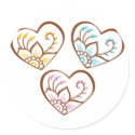 Henna Hearts stickers