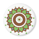 Henna Lotus Mandala magnets