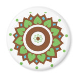 Henna Lotus Mandala magnets