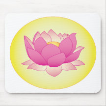 Henna Lotus Mouse Pad