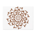 Henna Swirl Mandala postcards