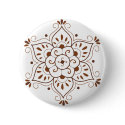 Henna Tattoo Mandala buttons