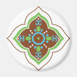 Henna Tattoo Mandala Refrigerator Magnets