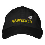 Henpecked Embroidered Hat embroidered hats
