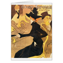 Henri de Toulouse-Lautrec -  Divan Japonais Cards