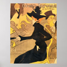 Henri de Toulouse-Lautrec -  Divan Japonais Poster