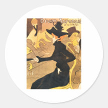 Henri de Toulouse-Lautrec -  Divan Japonais Stickers