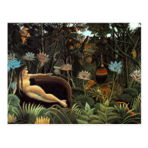 Henri Rousseau - The Dream Postcard