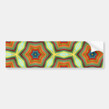 Henri Rousseau The Sleeping Gypsy Pattern Retro Bumper Stickers