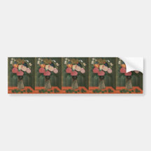 Henri Rousseau's Flowers in a Vase (1909) Bumper Sticker