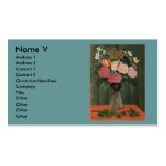 Henri Rousseau's Flowers in a Vase (1909) Business Card Template