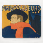Henri Toulouse Lautrec - Aristide Bruant (Detail) Mouse Pads